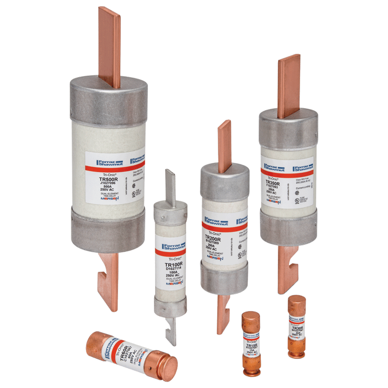 MERSEN Mersen TR350R 350 Amp, 250 Volt, Class RK5 Time Delay Fuse