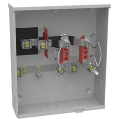 MILBANK Milbank U1980-O-KK 200 Amp Ringless Meter Socket, 4 Terminal, Plain Top Horn Bypass