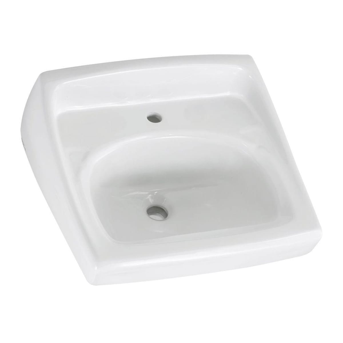 AMERICAN STANDARD American Standard 0356921020 Lucerne Wall-Hung Sink Less Overflow 20-1/2 x 18-1/4 in WHITE