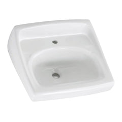 AMERICAN STANDARD American Standard 0356921020 Lucerne Wall-Hung Sink Less Overflow 20-1/2 x 18-1/4 in WHITE