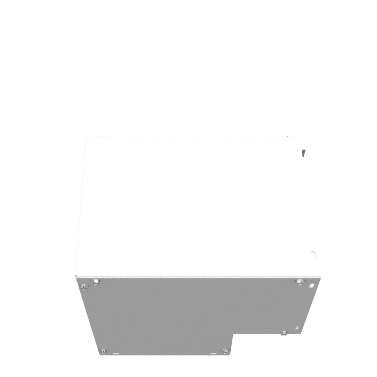 MILBANK Milbank 88L90S Wireway Elbow 90 Side Wall Access ANSI 61 Gray Steel