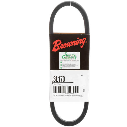BROWNING Browning 3L170 3/8 x 17 FHP Browning V-Belt