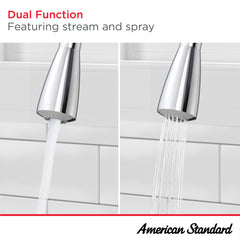 AMERICAN STANDARD American Standard 7077300.243 Colony PRO Single-Handle Pull-Down Dual Spray Kitchen Faucet 1.5 gpm/5.7 L/min in Matte Black