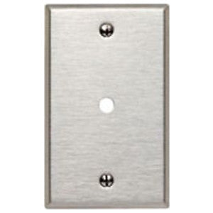 LEVITON Leviton 84013 1-Gang .312 Inch Hole Device Telephone/Cable Wallplate Standard Size 84013