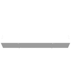 MILBANK Milbank 4424-GSC1-NK 4x24x4 Screw Cover Wireway Type 1 4424-GSC1-NK