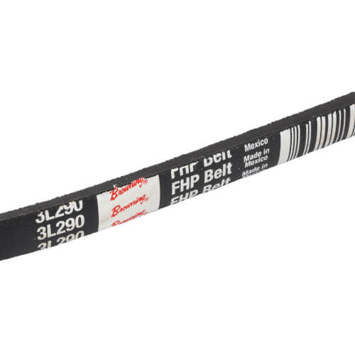 BROWNING Browning 3L290 3L290 V-Belts - L Section, 1 Band, 29.0000 in Outside Length, Smooth, Wrapped Construction