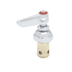 T & S T & S 8837 Eterna Faucet Spindle Assembly, Right Hand (Hot) with Spring Check, Lever Handle, Red Index and Screw