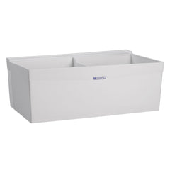 MUSTEE MUSTEE 27W UTILATWIN Thermoplastic Laundry / Utility Tub, Wall-Mount, 34 x 40 x 24, 5532