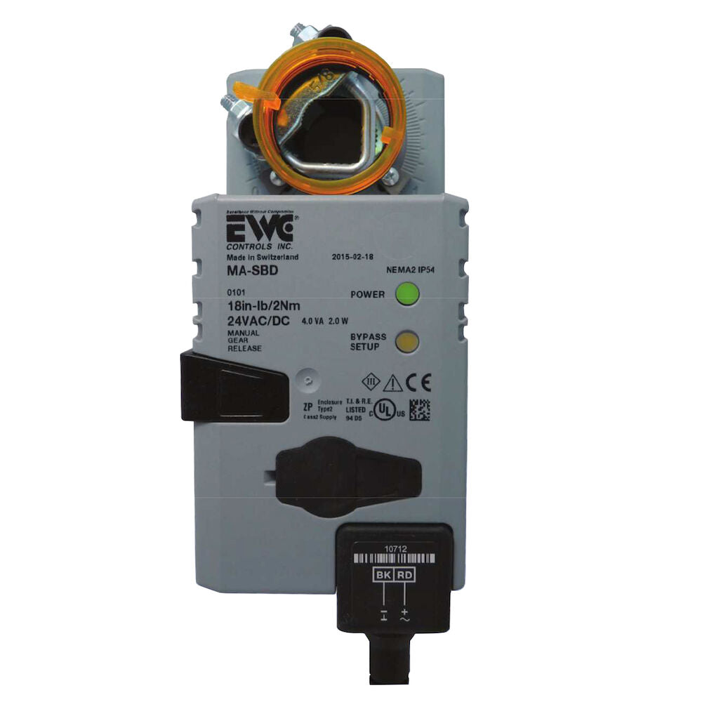 EWC CONTROLS 8SBD BYPASS DAMPERS