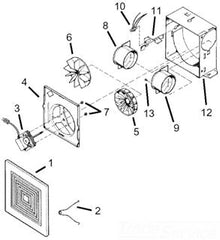 NUTONE S97011723 AIR CLEANER REPLACEMENT PARTS