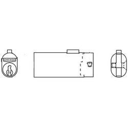 CHICAGO LOCK C5002LPKA1X03 LOCKS AND CABLES