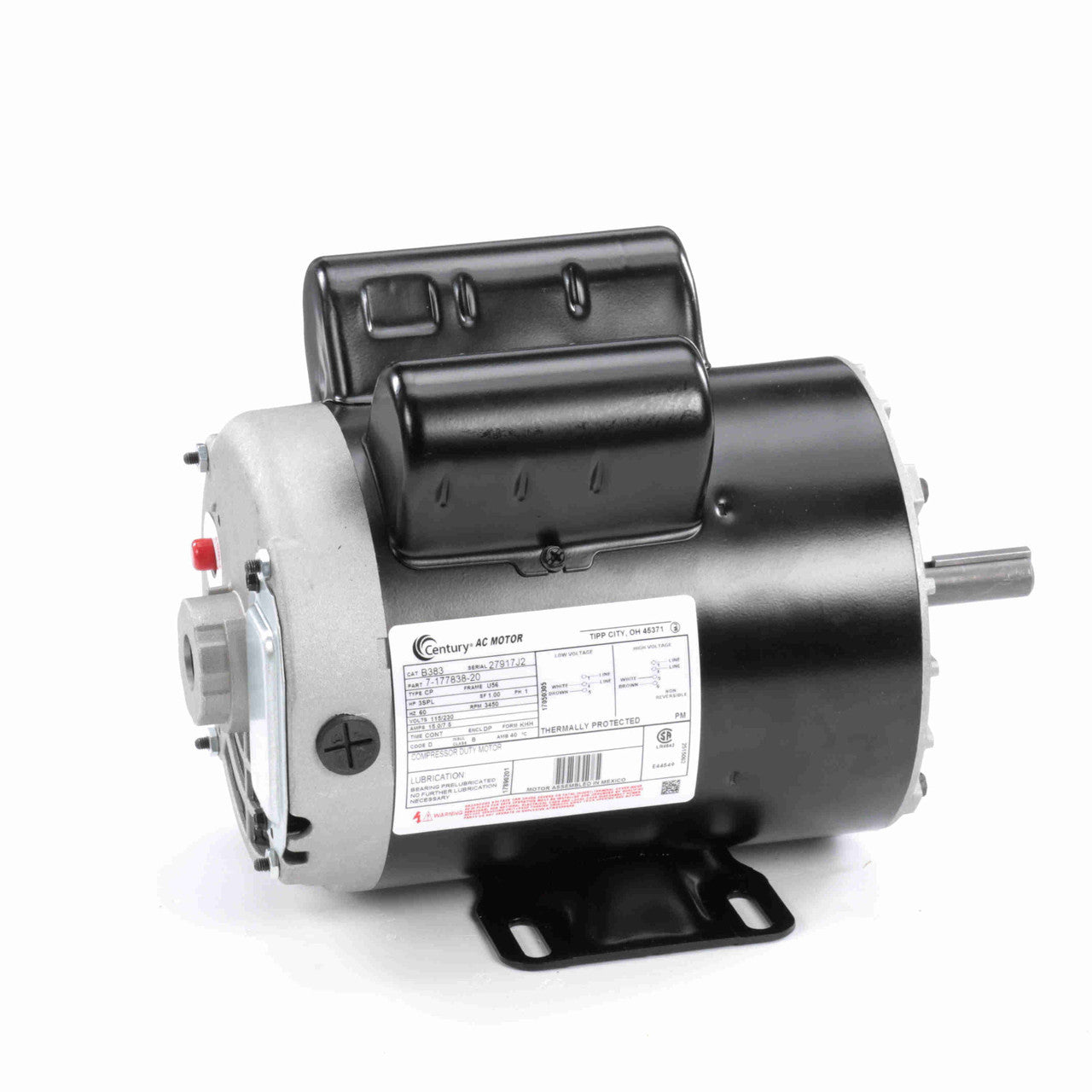 CENTURY MOTORS U568-CL AIR CLEANER REPLACEMENT PARTS
