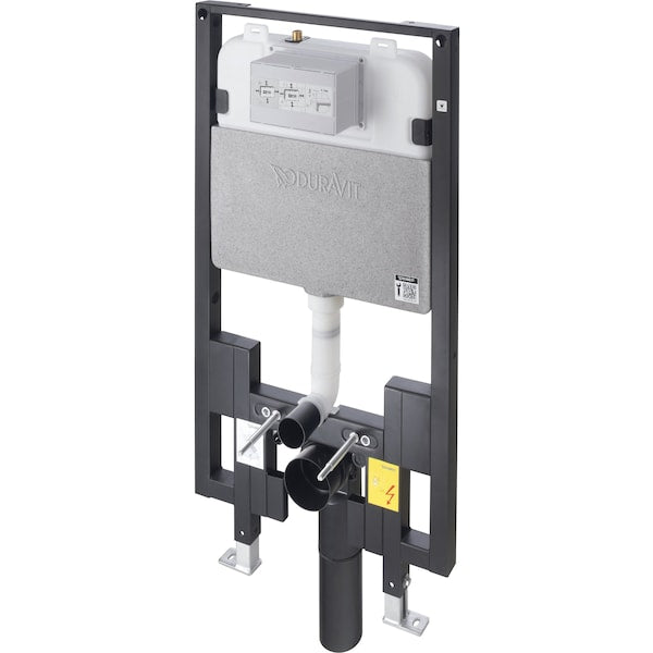 DURAVIT Duravit WD1022000090 DuraSystem 23-1/4 x 3-1/2 in. Plastic Tank and Carrier System in White