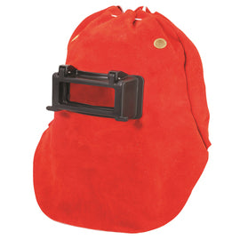 HONEYWELL Honeywell 870 Fibre-Metal Leather Welding Hood Lens Shade 10 Orange Lift-Front Glassholder