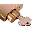ABUS 300CYLINDERONLYBRASS83030 Door Lock Cylinder, 5-Pin, Brass, Schlage C Keyway
