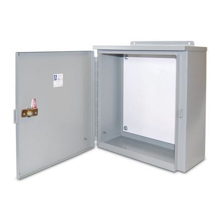 AUSTIN ELECTRICAL ENCLOSURES Austin Electrical Enclosures AB-484812WL Large Cabinets, 48 in h x 48 in w x 12 in d NEMA 3R