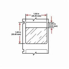 Brady WML-211-292-75 Self-Laminating Printer Label, 3/4 in L x 1 in W