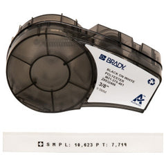 Brady M21-375-461 Label Polyester 0.375in x 21ft BK/WT