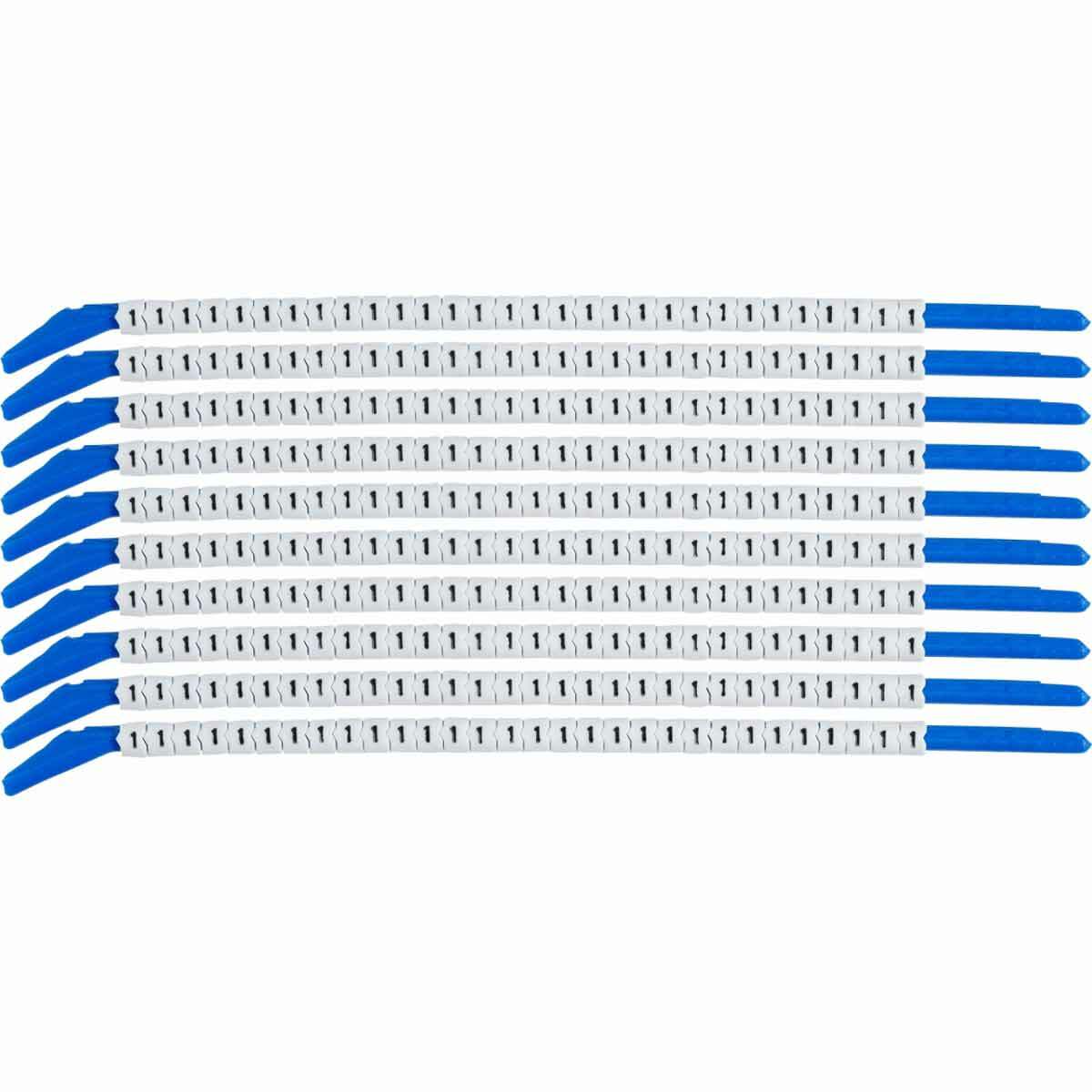 BRADY Brady SCN13-1 ClipSleeve Wire Marker Size 13 Legend 1