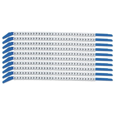 BRADY Brady SCN13-3 ClipSleeve Wire Marker Size 13 Legend 3