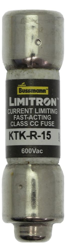 EATON Bussmann KTK-R-15 600V Midget Fuse