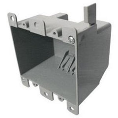 CANTEX Cantex EZ25DO PVC 2-Gang Residential Old Work Cut-In Outlet Box 3 Inch x 4 Inch x 2-3/4 Inch 25-Cubic-Inch EZ Box