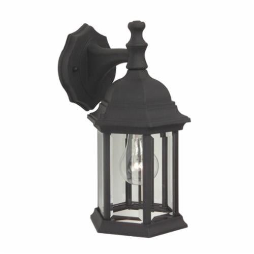 CRAFTMADE Craftmade Z294-05 Hex Collection Medium Outdoor Wall Sconce, (1) Type A Incandescent Lamp, Matte Black Housing