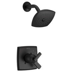DELTA FAUCET Delta Faucet T17264-BL Ashlyn One Handle Single Function Shower Faucet in Matte Black Trim Only