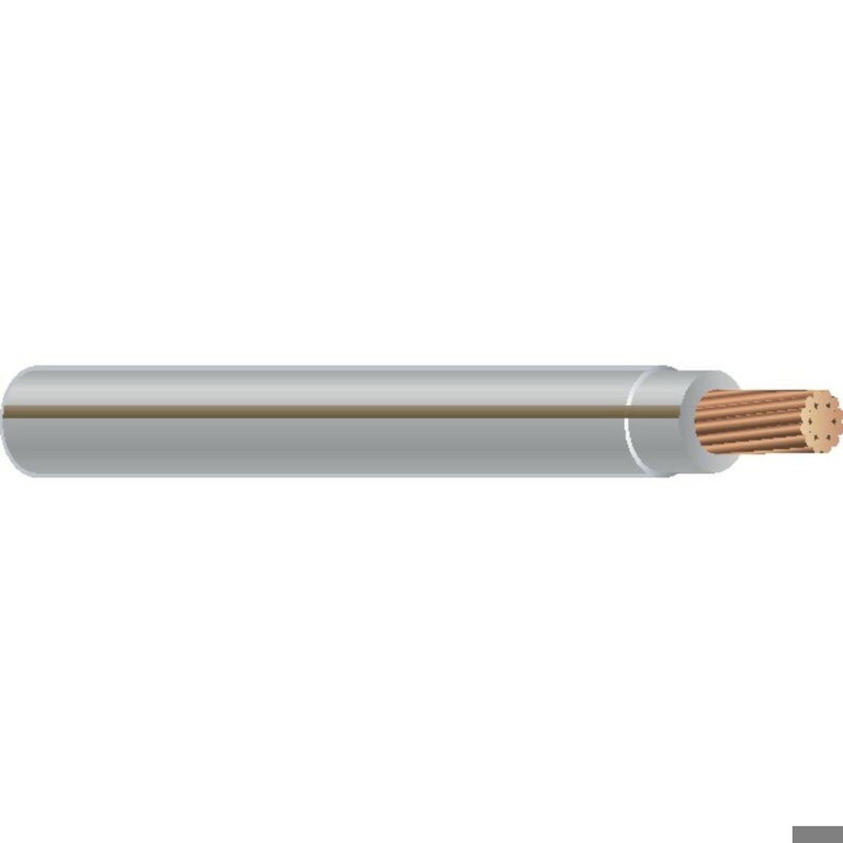 DIVERSITECH Southwire 58018705 THHN #12 Stranded Copper Gray w/Brown Stripe Wire 2000ft SIMpull CoilPAK