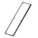 DON-JO MFG INC 72-630 Door Push Plate, #6 x 5/8 OH Sheet Metal Screw, 4-Beveled Edge, ANSI J301, 6 Width x 16 Height, Replacement MPN