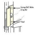 DON-JO MFG INC OLP-2650-SL Latch Protector 12 Gauge Steel 2-5/8 x 6-1/2