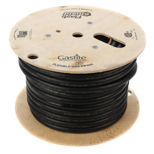 GASTITE Gastite FSP-11-125 FlashShield+ Corrugated Stainless Steel Tubing (CSST) 3/4 Diameter 125' Length Coil