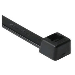 HellermannTyton RT250R0X2 Releasable Cable Tie, 20.3 Long, 250lb Tensile Strength, PA66, Black