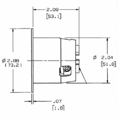 Hubbell Wiring Device-Kellems HBL2315 HWD 1-Phase Extra Heavy Duty Grounding Screw Mount Locking Flanged Inlet