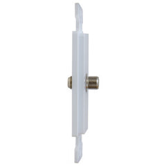 Hubbell Premise Wiring NS780W 1-Gang Frame Decorator Plate F-connector White