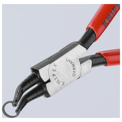 KNIPEX 4431J02SBA Internal 45 Angled Snap Ring Pliers-Forged Tips 5-1/2 in. Plastic Coating 1/32 in. Tips