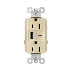 LEGRAND Legrand R26USBAC6I P&S RADIANT A/C FAST CHARG USB + DUP 15A IV