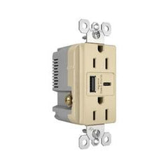 LEGRAND Legrand R26USBAC6I P&S RADIANT A/C FAST CHARG USB + DUP 15A IV
