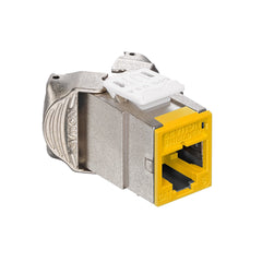 LEVITON Leviton 61SJK-RY6 Mod Jack, Atlas-X1, Category 6 Shielded Connector, Yellow