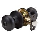 Master Lock BC0312PBOX Door Lock, Keyed Different, Biscuit Knob, Adjustable Backset