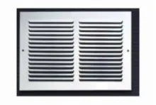 METAL-FAB MFRG108W Metal-Fab Return Air Grilles 10 in W x 8 in H Replacement MPN