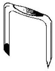 Minerallac I12R Non-Insulated Cable Staples 1-1/4 x 9/16 5000/Pail