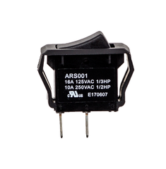 NSI Industries 77140RQ On-Off SPST No-Light Black QuikConnect Rocker Switch