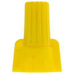 NSI Industries WWC-Y-B Easy-Twist Winged Twist-On Wire Connector, 18-10 AWG, Yellow