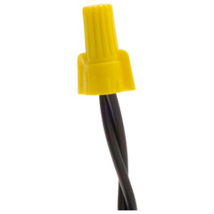 NSI Industries WWC-Y-B Easy-Twist Winged Twist-On Wire Connector, 18-10 AWG, Yellow