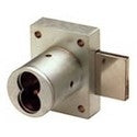 OLYMPUS LOCK INC 721DR-13826D Deadbolt Door/Drawer Cabinet Lock Field Reversible 1-1/8 Diameter x 1-3/8 Length Barrel