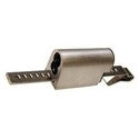 OLYMPUS LOCK 729R26D Sliding Door Ratchet Lock Die-Cast Zinc Satin Chrome Plated
