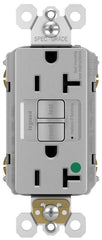 Pass & Seymour 2097HGTRGRY 20A 125V Self Test GFCI Hospital Grade Tamper Resistant Gray