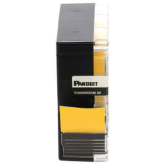 PXE PXE T100X000VXM-BK MP Printer Cont. Tape Safety & ID Vinyl Black/Yellow 1W