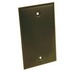 RACO Raco 5173-2 Powder Coated Rugged Metal 1-Gang Weatherproof Flat Cover 4.531 Inch x 2.781 Inch x 0.125 Inch